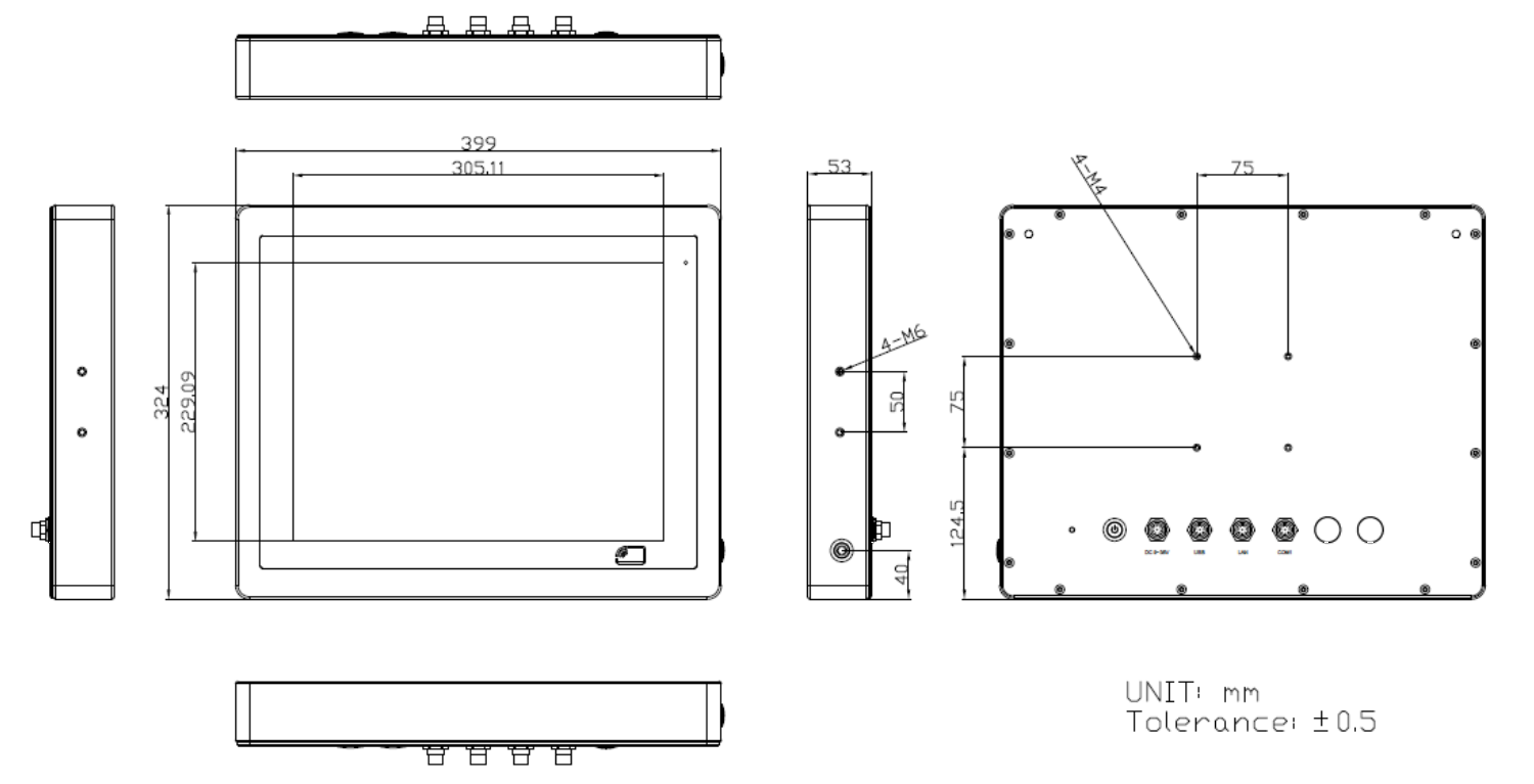 ViTAM-915AR boyutları